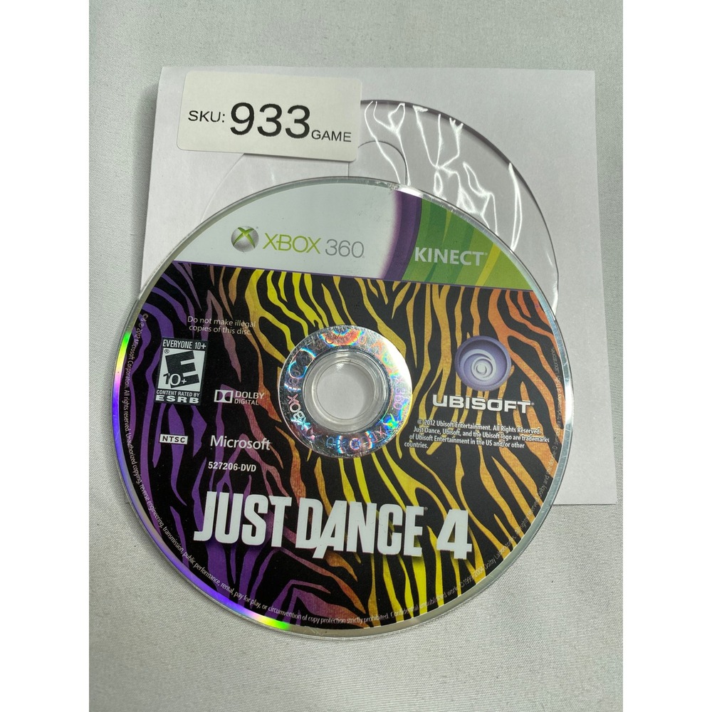 Just Dance 4 Microsoft Xbox 360